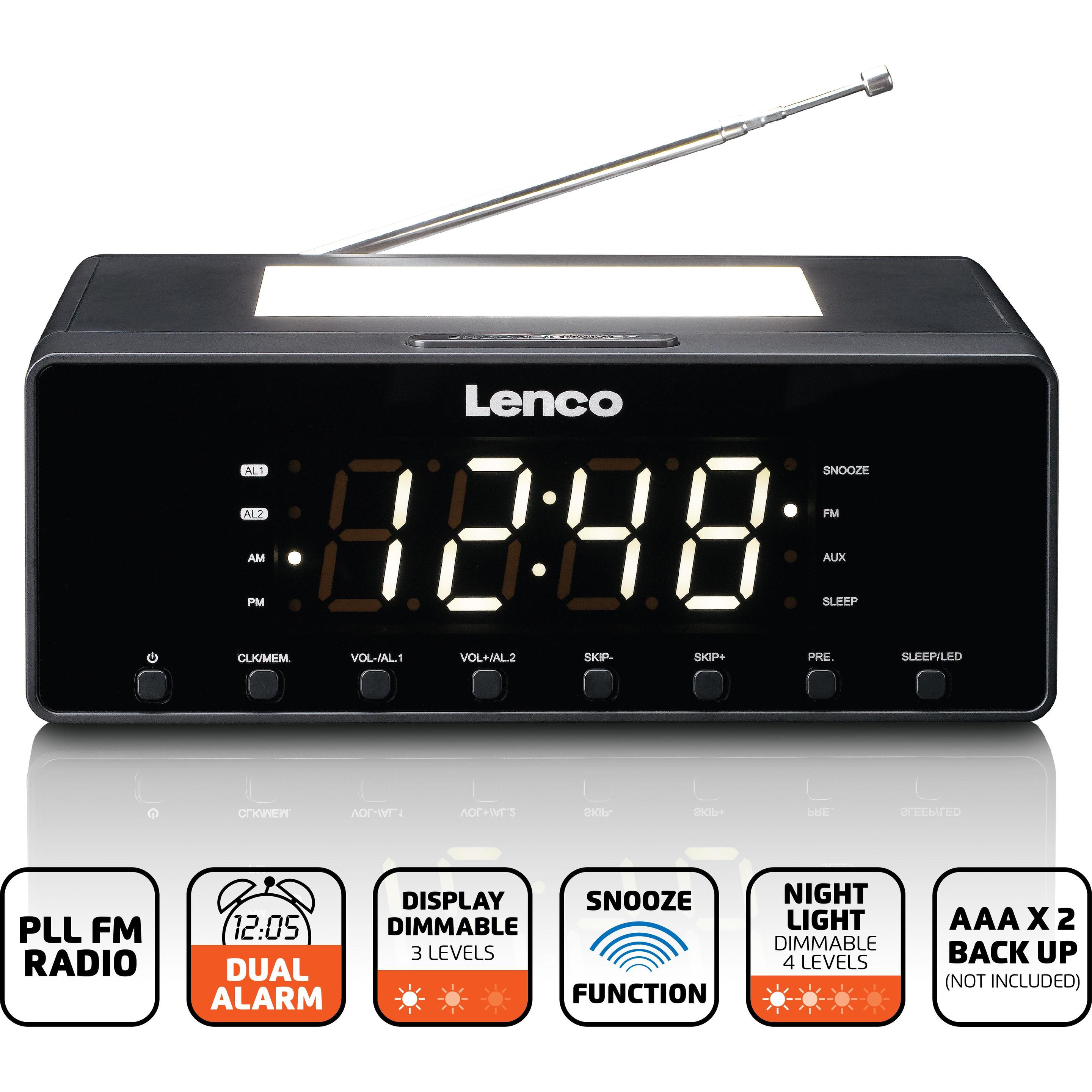 Thumbnail - Lenco, Wecker, Radio Wecker