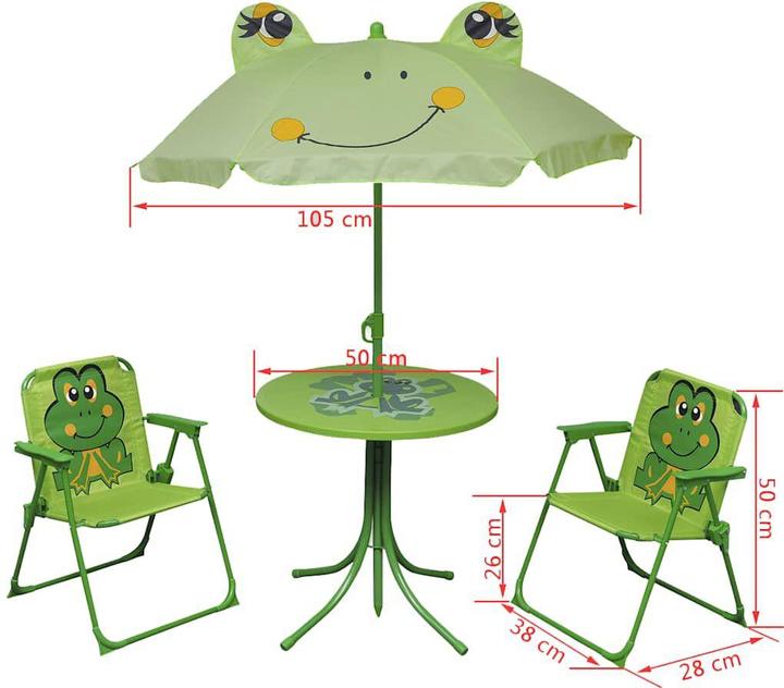 Produktbild vidaXL Gartenmöbel Set