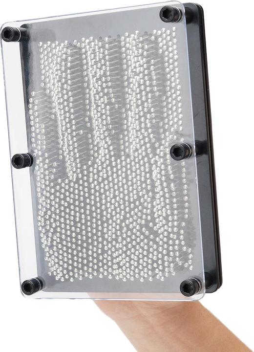 Casativo 3D Nagelbild, schwarz/silber