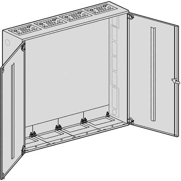 Thumbnail - ABN, Verteilerschrank Zubehör, System-Gehäuse IP43 S47 schutzisoliert 1050x1100mm