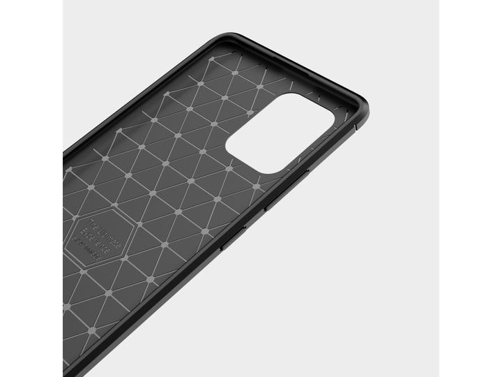 Actual product image Screenguard Samsung Galaxy S10 Lite Cover Carbon Brushed Soft TPU (Samsung Galaxy S10 Lite)