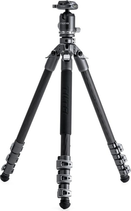 Actual product image Tilta BT05 Travel Ball Head, 3-Stage Carbon Fiber Tripod (Carbon, Metal)