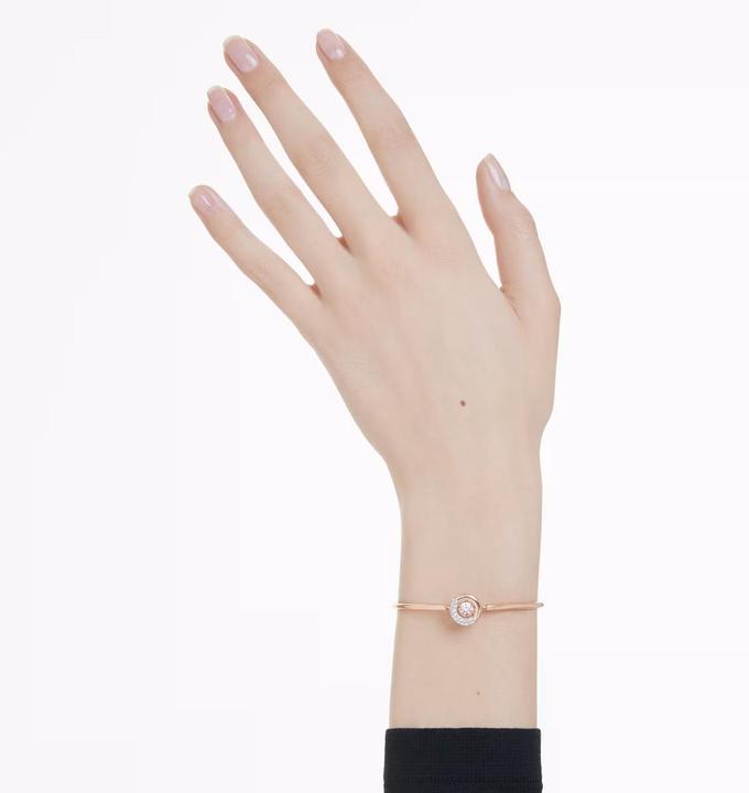 Immagine prodotto Swarovski Bracciale Dextera taglio rotondo in oro rosa bianco (17 cm, Metallo)