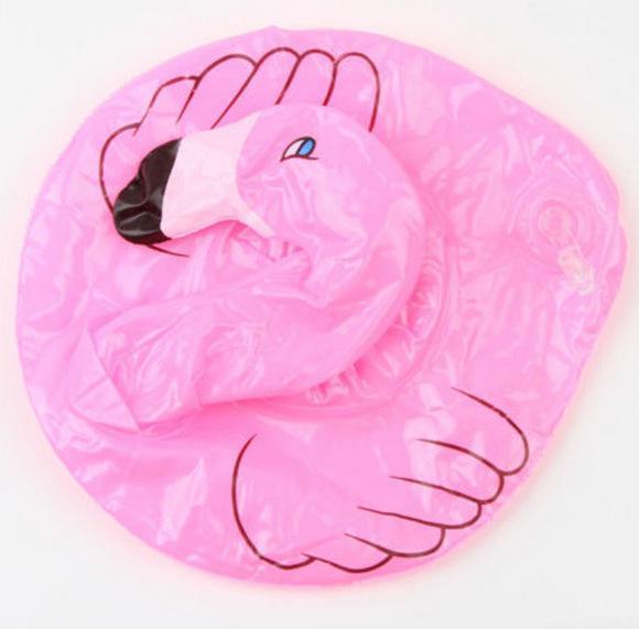 Produktbild PhoneLook Kleiner aufblasbarer Mini Flamingo schwimmender Party Getränkehalter in Flamingo Form Rosa