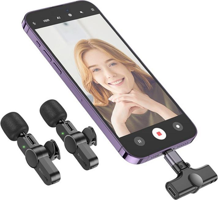 Image du produit Borofone BFK12 Trophy, USB-C / Lightning, 2-Pack, Noir