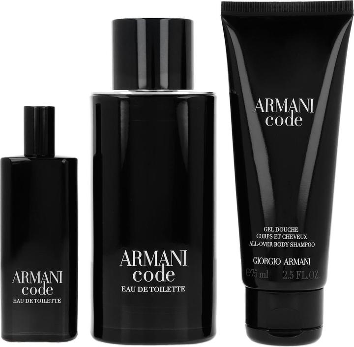 Actual product image Armani Exchange Armani - Code for Men Gift set EDT 125 ml. shower gel 75 ml and miniature EDT 15 ml 125ml (Perfume set)