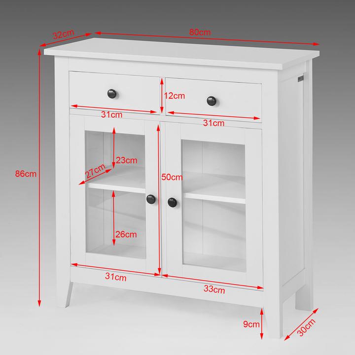 Produktbild SoBuy Sideboard Küche (80 x 32 x 86 cm)