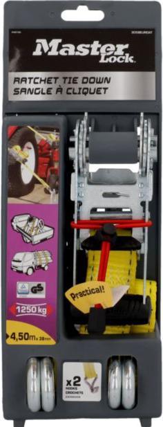 Produktbild Master Lock Zurrgurt mit Druckratsche mit J-Haken