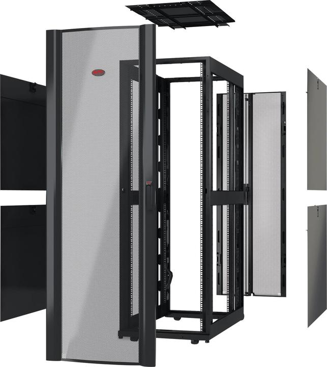 Produktbild APC NetShelter SX 48U 750mm Wide x 1200mm Deep Encl. without Side Panels and Keys (48 HE, 19 Zoll Rack)