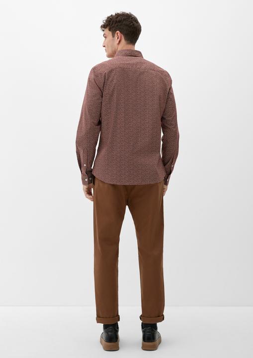 Image du produit s.Oliver Hemd Slim: Hemd mit Allover-Print (L)