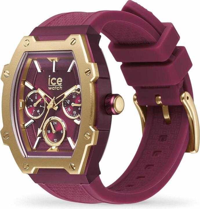 Produktbild ICE Watch Ice Boliday Gold Burgundy Small (35 mm)