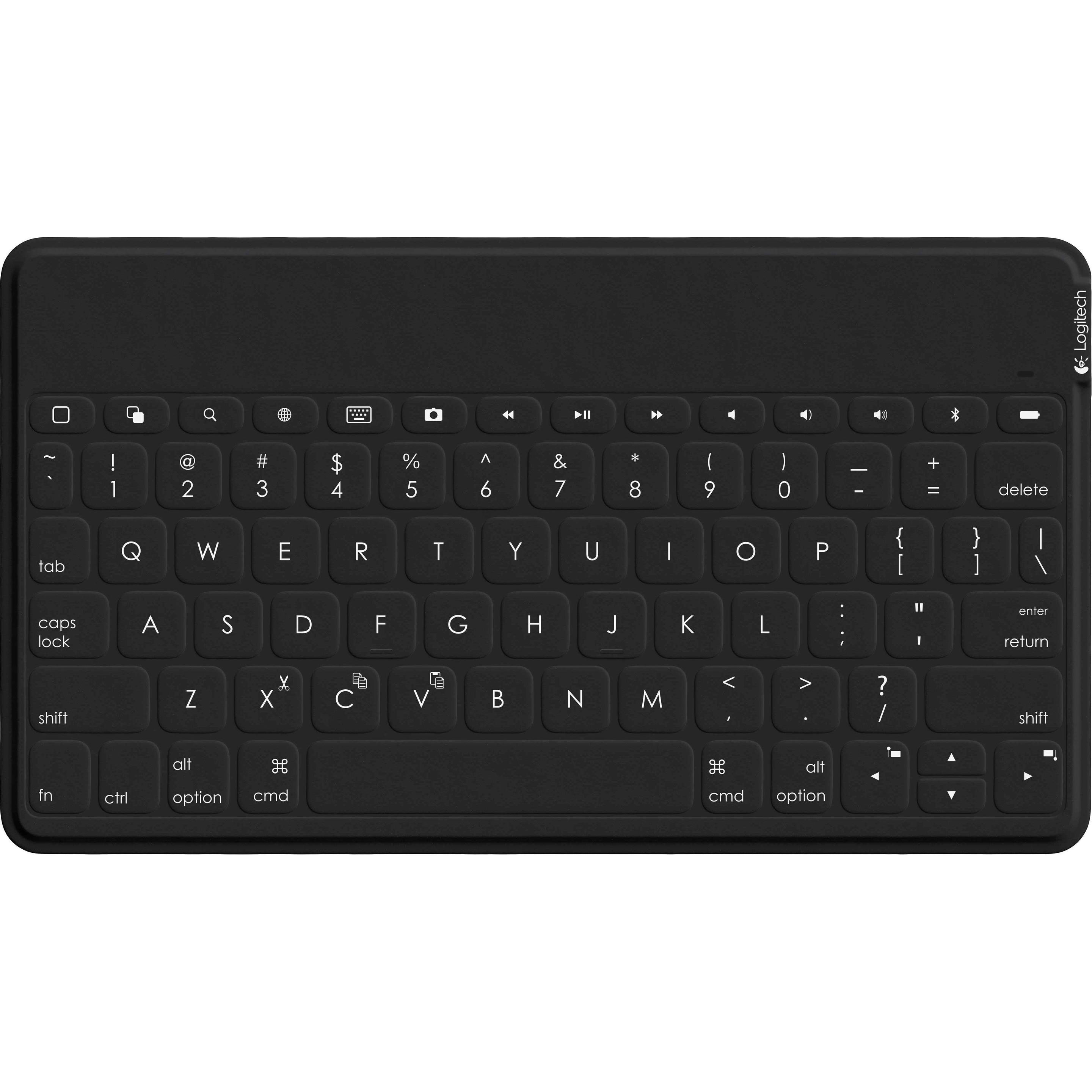 Logitech Keys-To-Go (FR), Tablet Tastatur, Schwarz