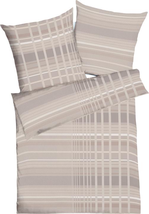 Produktbild Kaeppel Biber Bettwäsche Jarin nougat (155 x 220 cm, 80 x 80 cm)