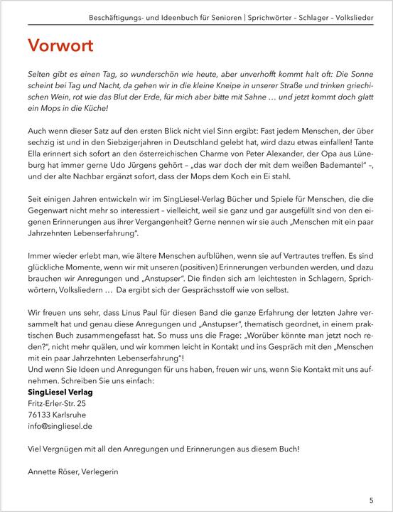Produktbild Das grosse Beschäftigungs- und Ideenbuch für Senioren (Deutsch, Linus Paul, 2018)