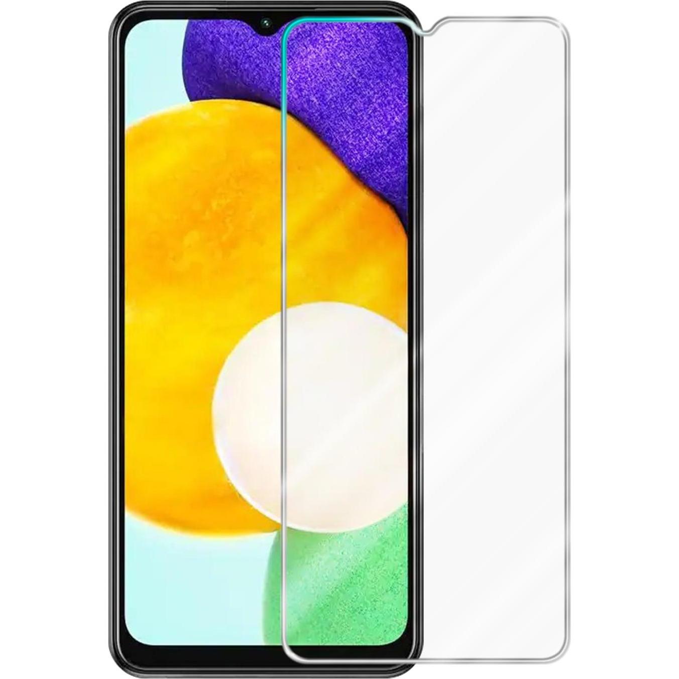 Cadorabo Display Schutzglas Folie für Samsung Galaxy A04s (1 Stück, Samsung Galaxy A04S), Smartphone Schutzfolie, Transp...