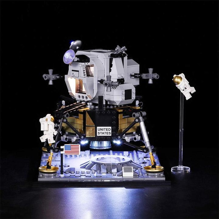 Immagine prodotto BrickBling Set di luci a LED per LEGO NASA: Modulo Lunare Apollo 11 (10266) incl. telecomando