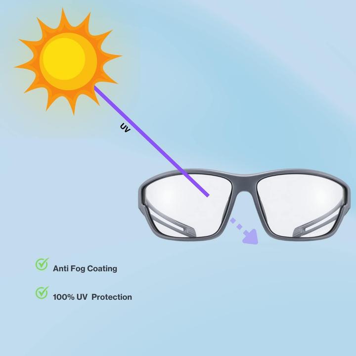 Actual product image Uvex Sportstyle 806 V (Grey, Mat, supravision, Variomatic)