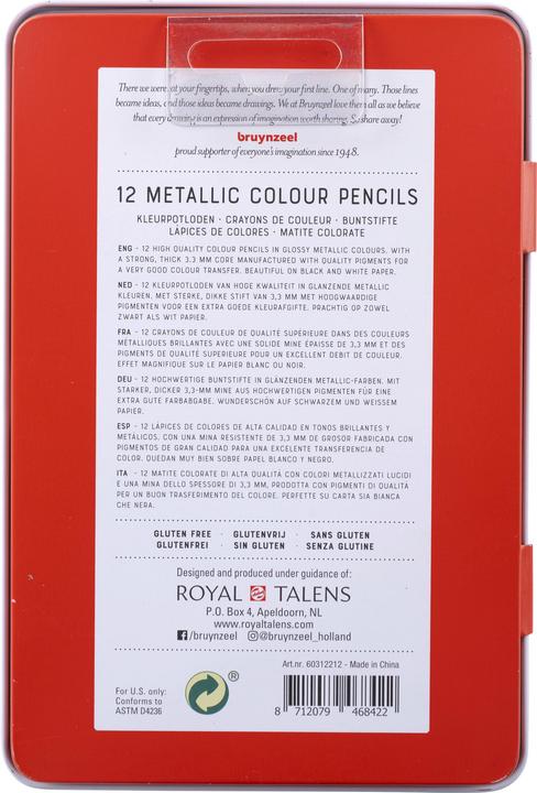 Produktbild Bruynzeel Expression Farbstifte Metallic 12er (12x)