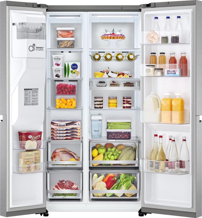 Immagine prodotto LG GSLV91MBAD Frigorifero combinato side-by-side freestanding D Acciaio inox (635 l)