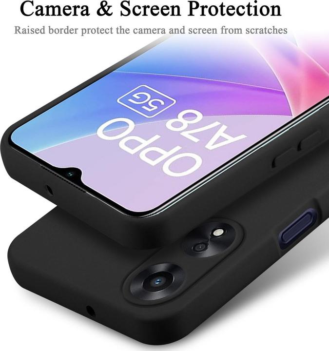 Actual product image Cadorabo Case for OPPO A78 5G TPU in liquid protection silicone design (Oppo A78 5G)