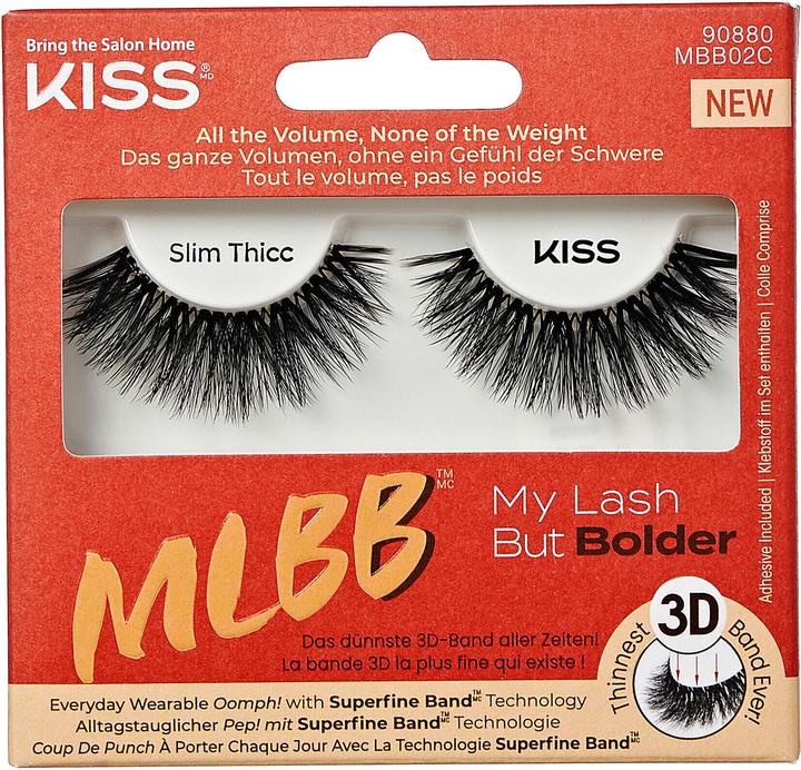Actual product image KISS Artificial eyelashes MLB bolder - Slim Thicc (Artificial eyelashes)