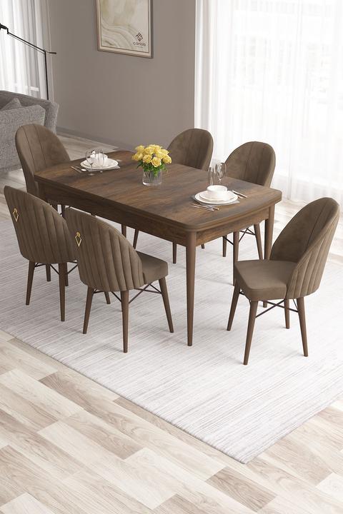 Produktbild Hanah Home Roz Extendable Dining TableChairs Set (Holz, MDF)