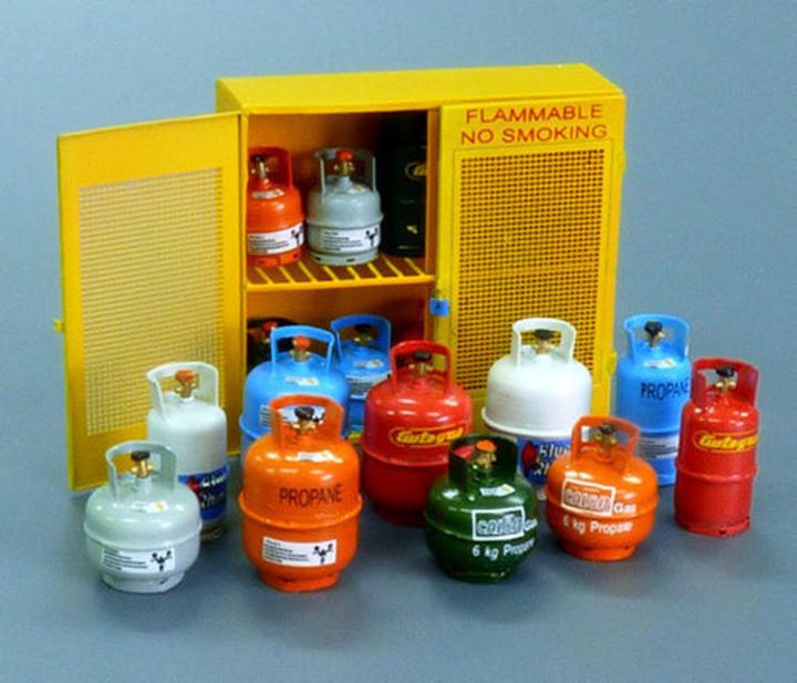Actual product image Plus Model Gas bottles