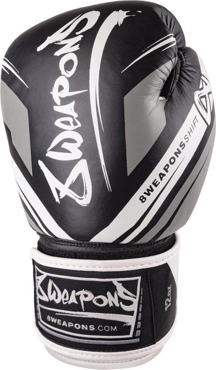 Immagine prodotto 8Weapons Boxing Gloves, Shift, black-white, 16 Oz