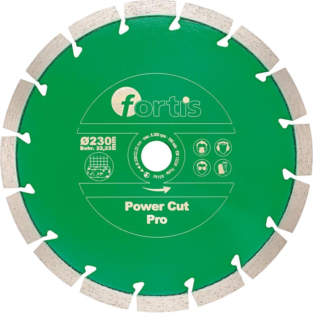 Fortis, Sägeblatt, Diamant Trennscheibe Power Cut Pro 230 mm lasersegmentiert