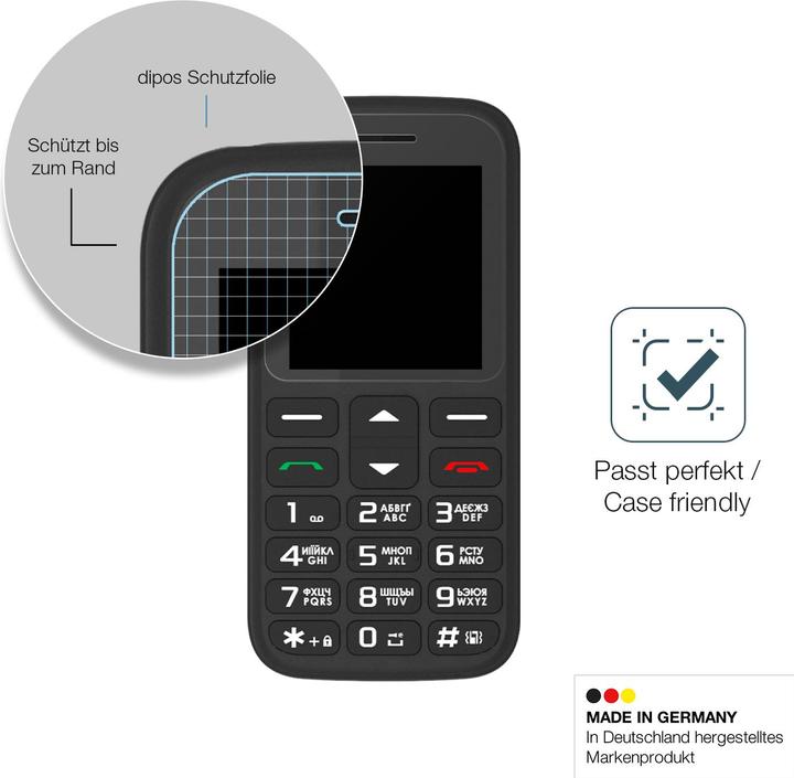 Actual product image Dipos Anti-Shock Screen Protector Matte