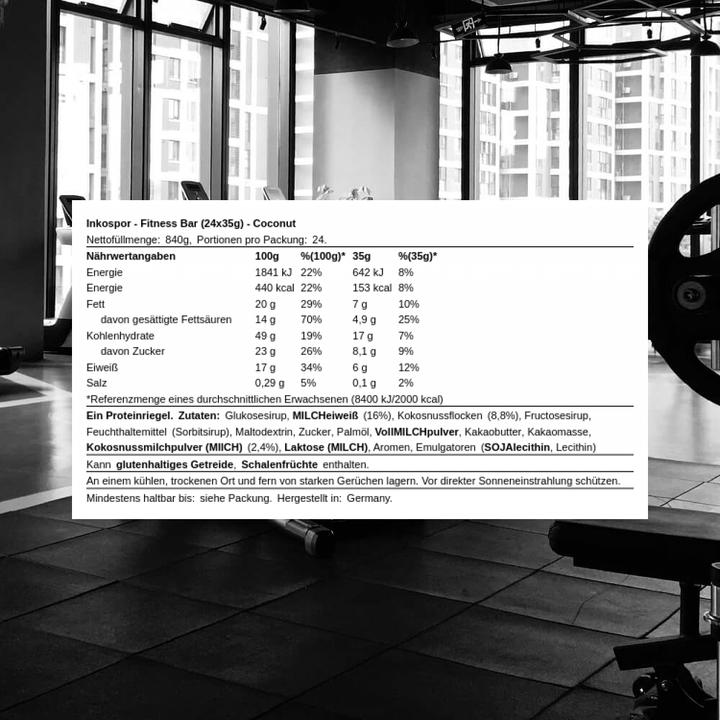 Actual product image Inkospor Fitness Bar (24 pcs., 840 g)