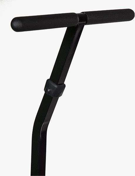 Produktbild Christopeit T200 Fitness Trampolin mit Haltegriff, schwarz/rot (138 cm)