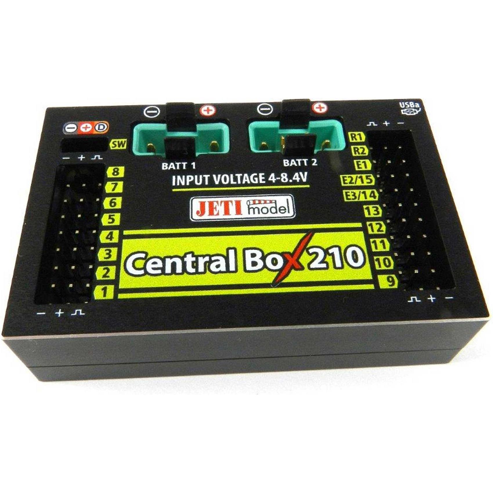 Thumbnail - Jeti Akkuweiche Central Box 210 + 2x Rsat2 + RCSW