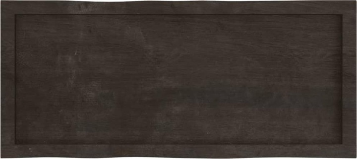 Actual product image VidaXL Tischplatte 100x40x4 cm Massivholz Eiche Behandelt (100 x 40 x 4 cm)