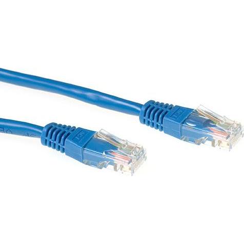 ACT Blue 1 meter LSZH U/UTP CAT6A patch cable with RJ45 connectors. Cat6a u/utp lszh blue 1.00m (U/UTP, CAT6a, 1 m), Net...