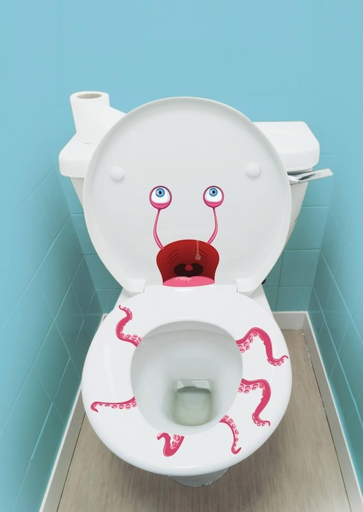Actual product image Paladone Products Toilets Stickers - Terrifying Toilets Decals