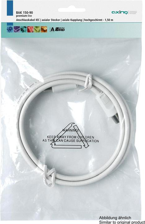 Axing Anschlusskabel (85 dB, Antennenkabel)