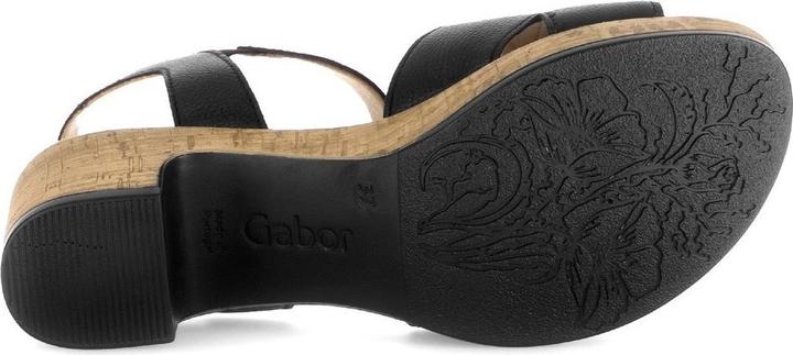 Actual product image Gabor Dames Sandalen - zwart (40)