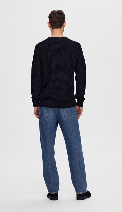 Produktbild Selected Homme Slhthim Ls Knit Structure Crew Neck W (XL)