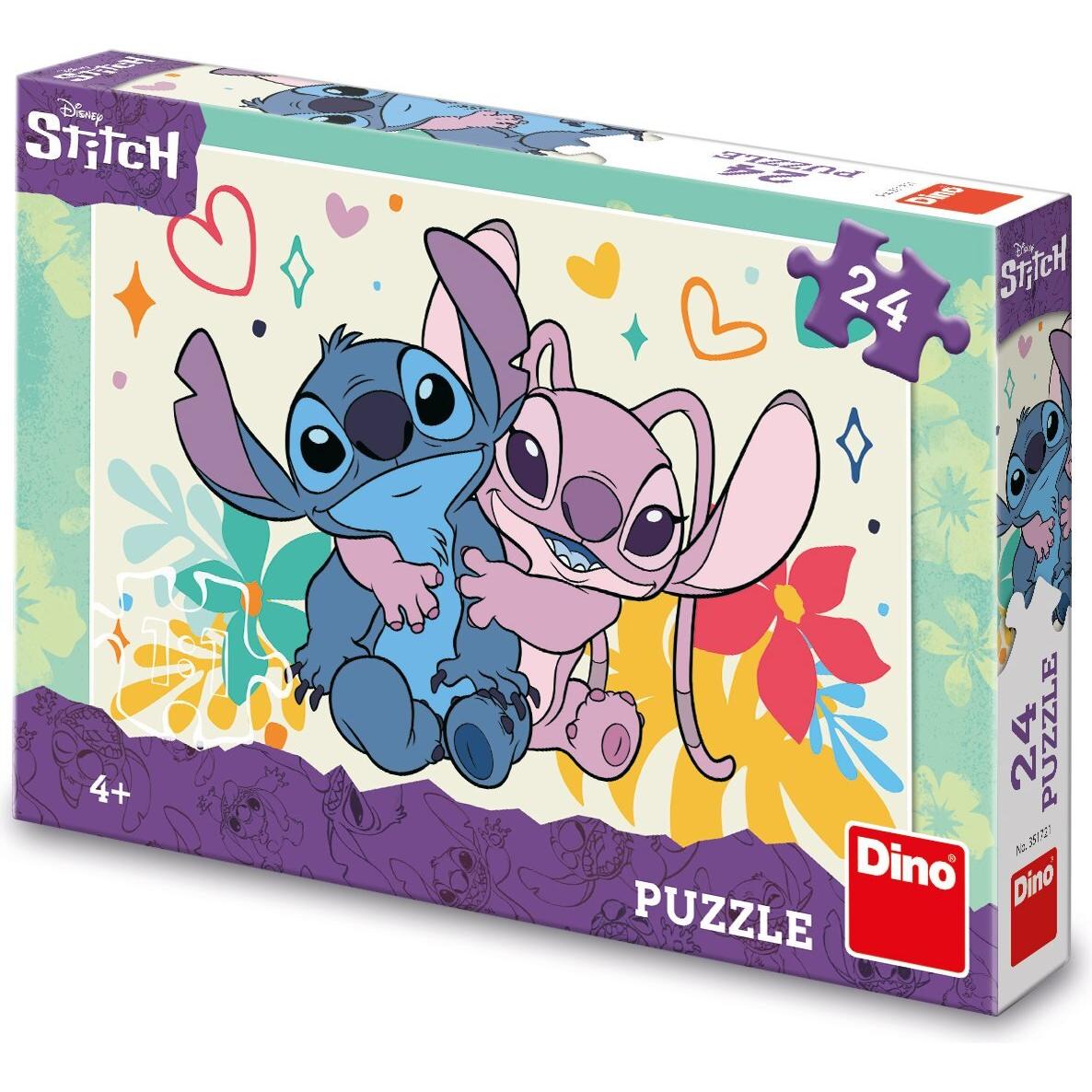 Dino Puzzle Stitch a Angel 24 dílkÅ¯ (24 pezzi)