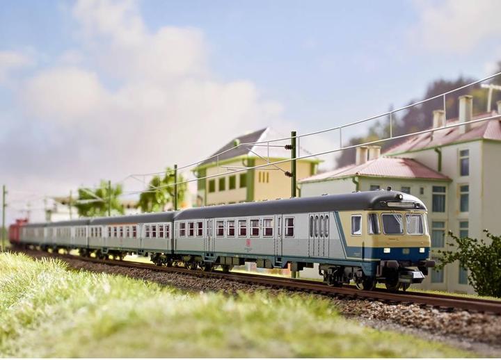 Produktbild MiniTrix 18263 N Wagen-Set Silberlinge der DB AG, MHI (Spur N)
