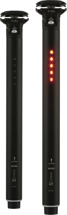 Produktbild Light Skin LED-Sattelstütze mit integriertem Rücklicht mit StVZO-Zulassung (27.20 mm)