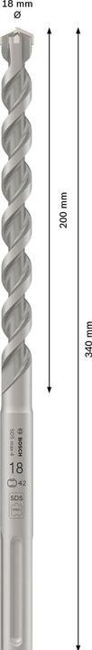 Produktbild Bosch Professional Zubehör Hammerbohrer SDS max-4 18 x 200 x 340 mm (18 Millimeter)
