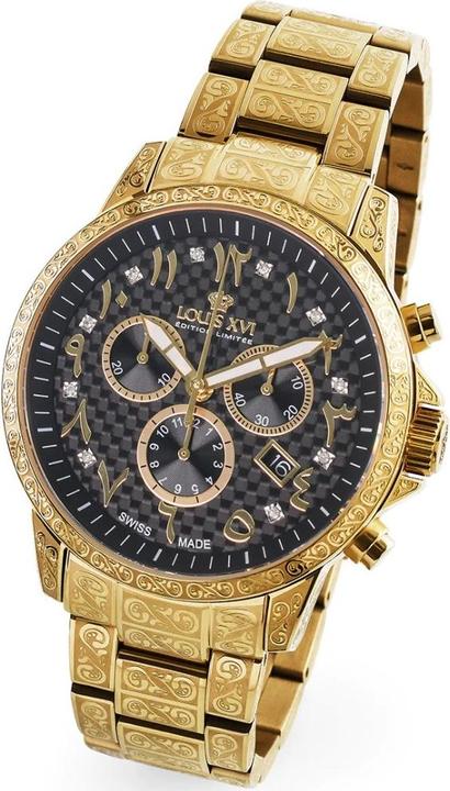 Actual product image Louis XVI LXVI1094 Palais Royale Arabic (Analogue wristwatch, Swiss made, Chronograph, 43 mm)