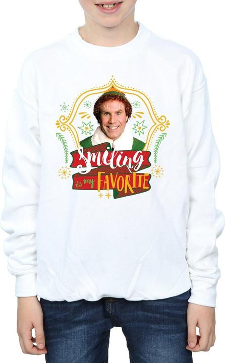 Actual product image Elf Boys Buddy Smiling Sweatshirt (140, 146)