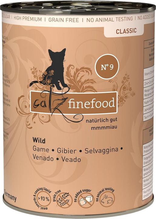 Image du produit Catz Finefood No.09 Sauvage (Adulte, 1 pcs, 400 g)