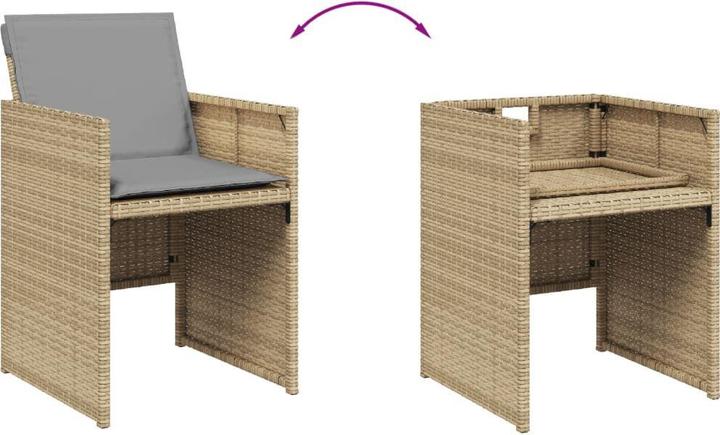 Actual product image vidaXL Garten Essgruppe (110 x 106 x 73 cm)