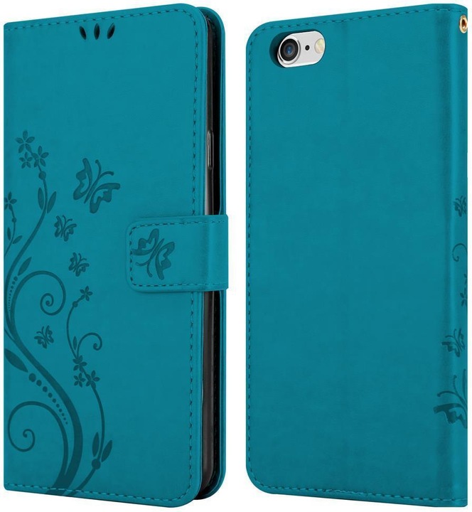 Actual product image Cadorabo Flower Book Cover (Apple iPhone 6 Plus)