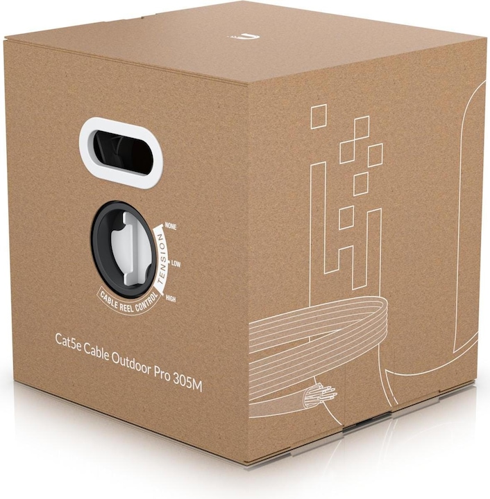 Ubiquiti UniFi Outdoor Kabel Cat 5e, STP, 305 m, Weiss (STP, CAT5e, 305 m)