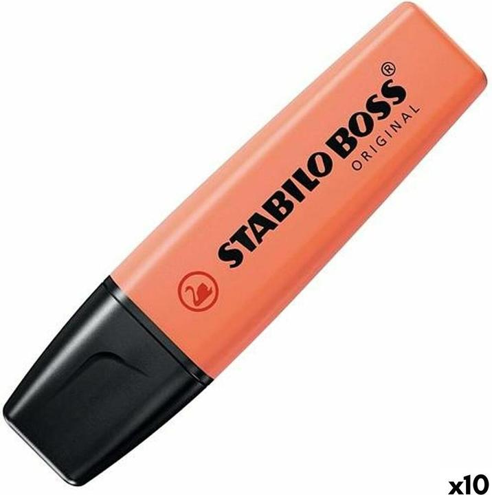 Actual product image STABILO Leuchtmarker Boss Original (Coral, 5 mm, 10 x)